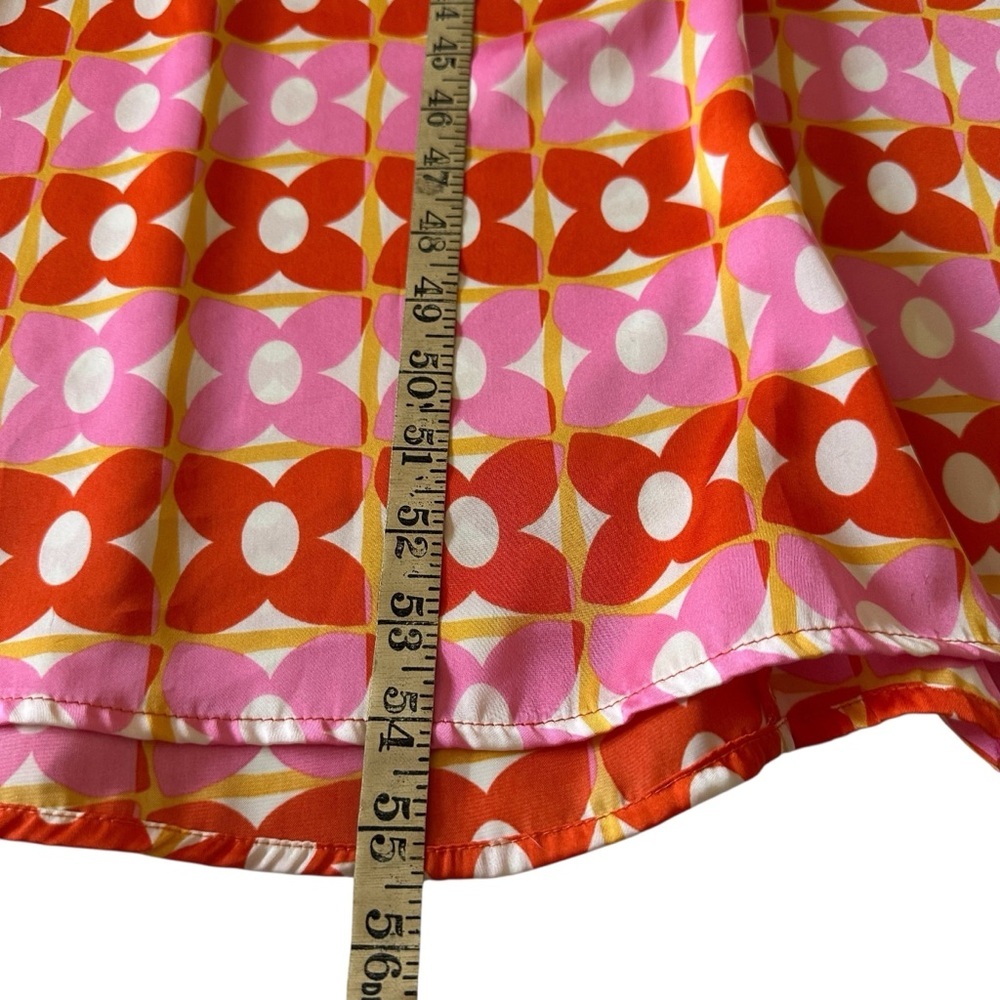 Karlie Floral Geo Print Retro Inspired Halter Maxi Dress Size Large - Picture 12 of 13